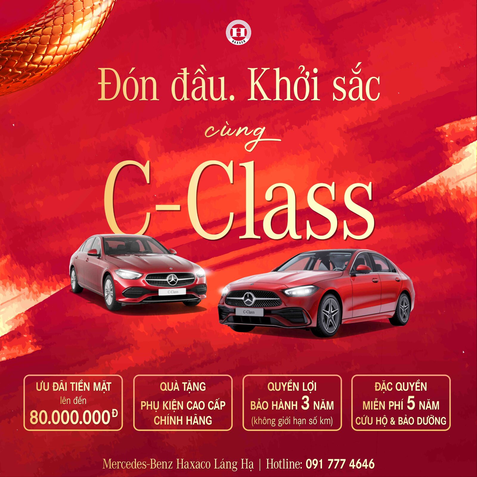 Thang 2 C compressed CHƯƠNG TRÌNH ƯU ĐÃI ĐẶC BIỆT CHÀO NĂM MỚI TẠI MERCEDES-BENZ HAXACO LÁNG HẠ