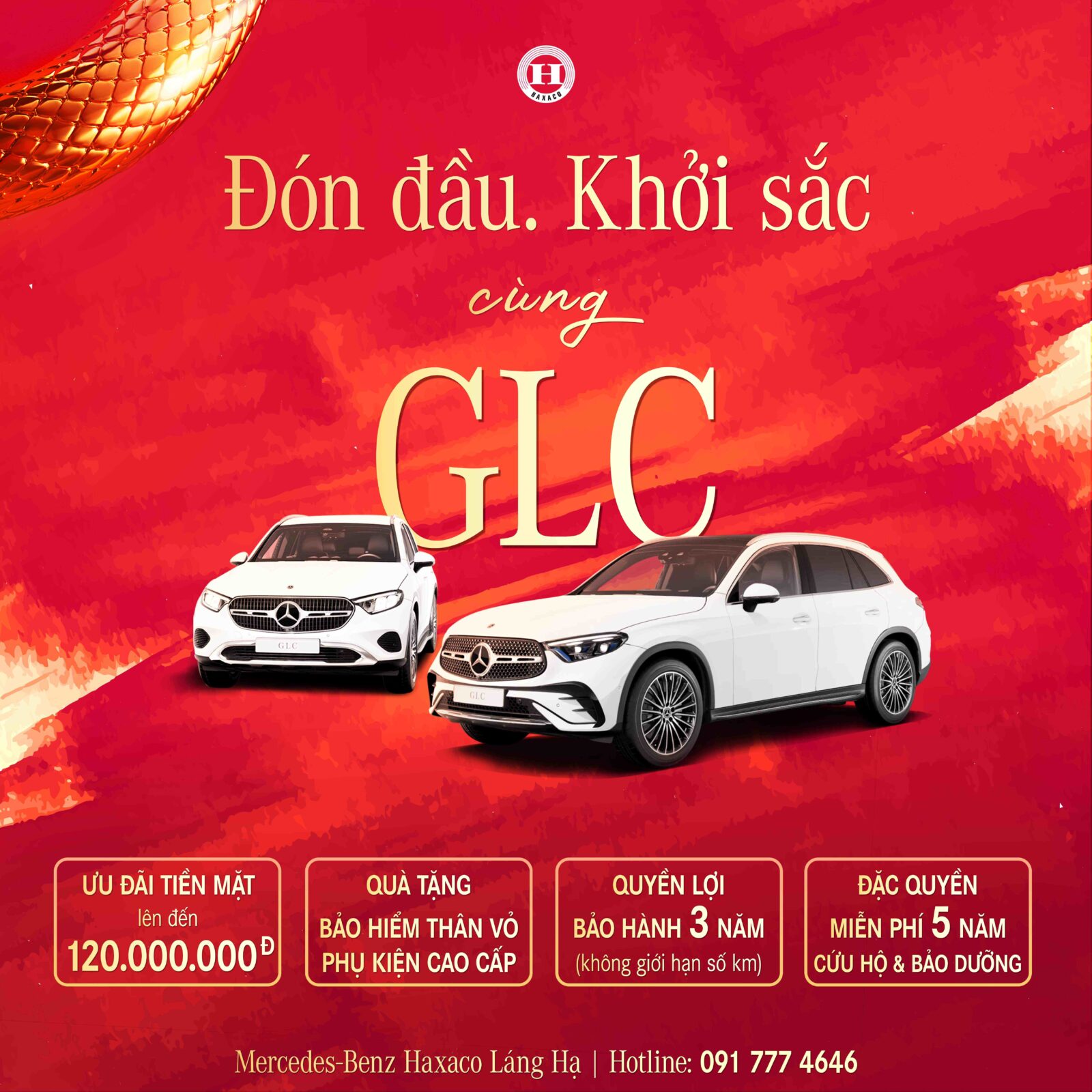 Thang 2 GLC compressed CHƯƠNG TRÌNH ƯU ĐÃI ĐẶC BIỆT CHÀO NĂM MỚI TẠI MERCEDES-BENZ HAXACO LÁNG HẠ